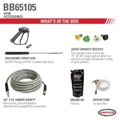 SIMPSON BB65105 4,000-Psi 4.0-Gpm Pressure Washer Big Brute By VANGUARD - 65105 -3D Prima Boutique SPN 65105 5