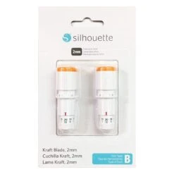 Silhouette - Cameo 4/4Plus/4Pro/5 - Lot De 2 Lame Kraft 2 Mm Pour Matières Épaisses