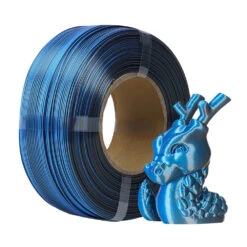 R3D - Silk Dual Color - Noir & Bleu (Black-Blue) - 1,75 Mm - 1 Kg Refill