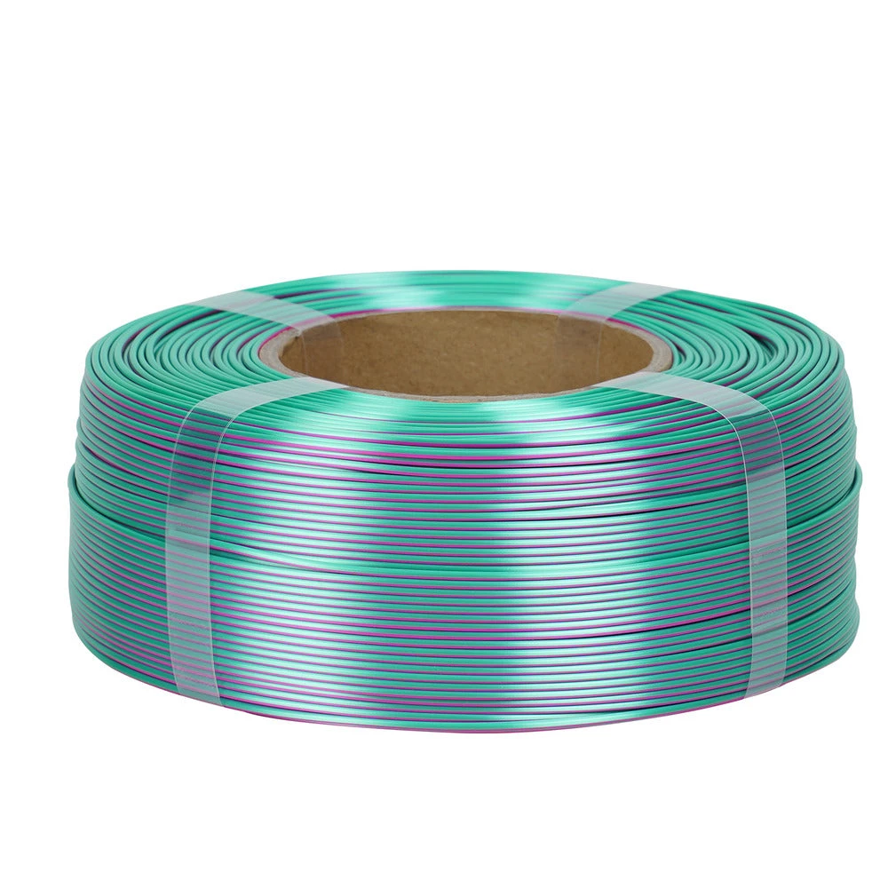 R3D - Silk Dual Color - Magenta & Jade (Rose Red-Jade) - 1,75 Mm - 1 Kg Refill 2 R3D - Silk Dual Color - Magenta & Jade (Rose Red-Jade) - 1,75 Mm - 1 Kg Refill – Image 2