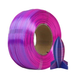 R3D - Silk Dual Color - Magenta & Bleu Roi (Rose Red-Royal Blue) - 1,75 Mm - 1 Kg Refill