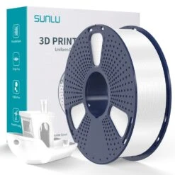 Sunlu - Silk PLA+ - Blanc (White) - 1,75 Mm - 1 Kg