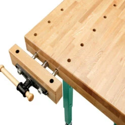Grizzly T10157 Heavy-Duty Oak Workbench With Steel Legs -3D Prima Boutique T10157 4