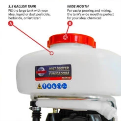 Tomahawk Power TMD14 3 HP 3.7 Gallon Turbo Boosted Pest Control Backpack Sprayer -3D Prima Boutique THP TMD14 4