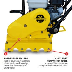Tomahawk Power TPR76H 5.5 HP Honda 17x12" Paver Roller Compactor 8 Tomahawk Power TPR76H 5.5 HP Honda 17x12" Paver Roller Compactor -3D Prima Boutique THP TPR76H hash escaped 3