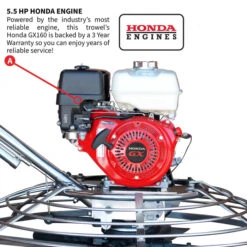 Tomahawk Power TPT36H 36" Power Trowel Edger W/ 5.5 HP Honda Engine -3D Prima Boutique THP TPT36H hash escaped 3