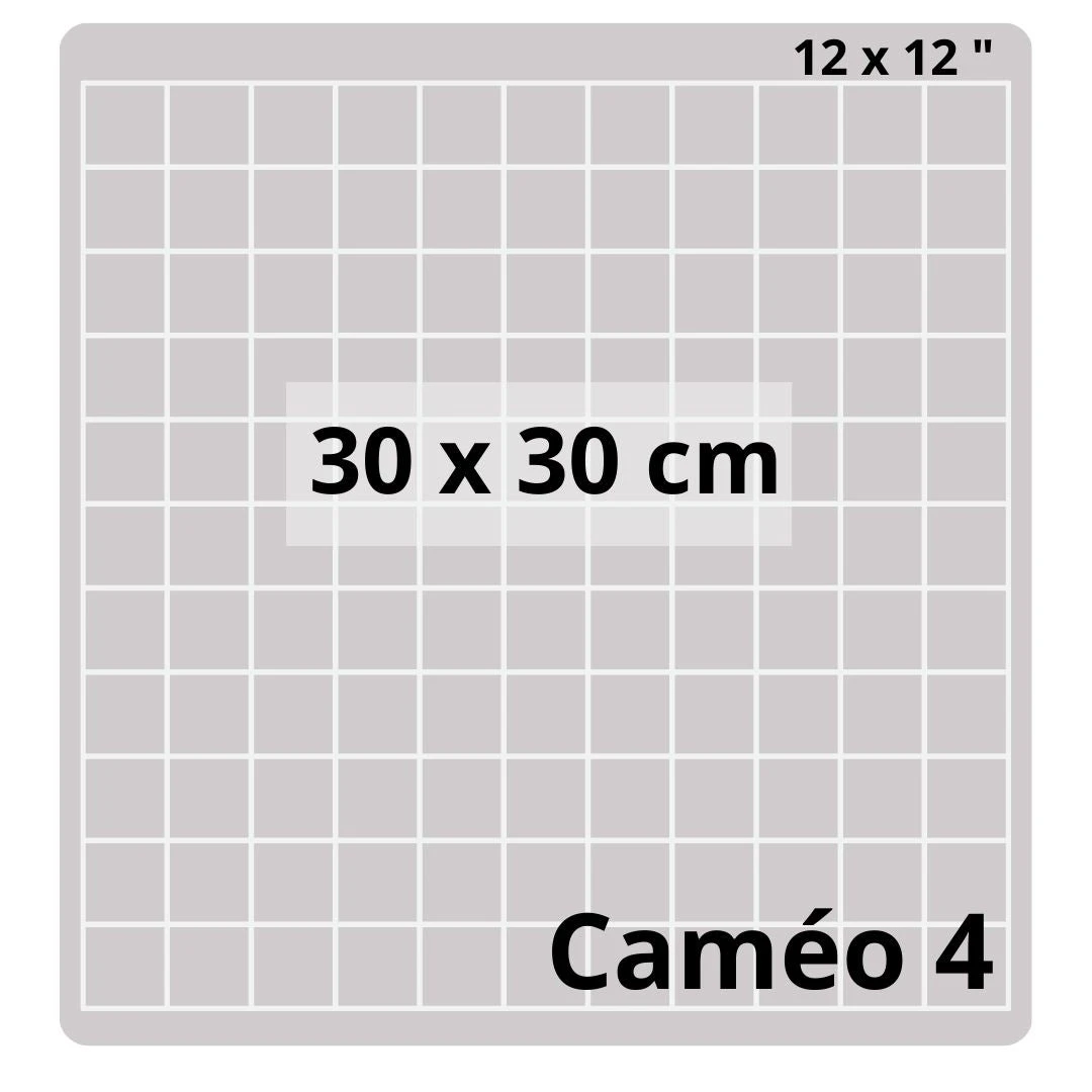 Silhouette - Cameo 4/5 - Tapis De Découpe - Adhérence Faible - 30 X 30 Cm 2 Silhouette - Cameo 4/5 - Tapis De Découpe - Adhérence Faible - 30 X 30 Cm – Image 2