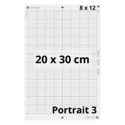 Silhouette - Portrait 3 - Tapis De Découpe - Adhérence Standard - 20 X 30 Cm -3D Prima Boutique TapisSilhouette 8