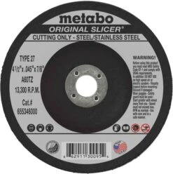 Metabo 662911300954 4-1/2" X .045" X 7/8" - A60TZ Original Slicer - 5 PK