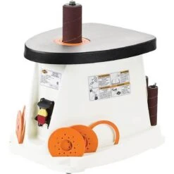 Shop Fox W1831 Oscillating Spindle Sander W/ 5 Rubber Sanding Drums & 6 Sleeves