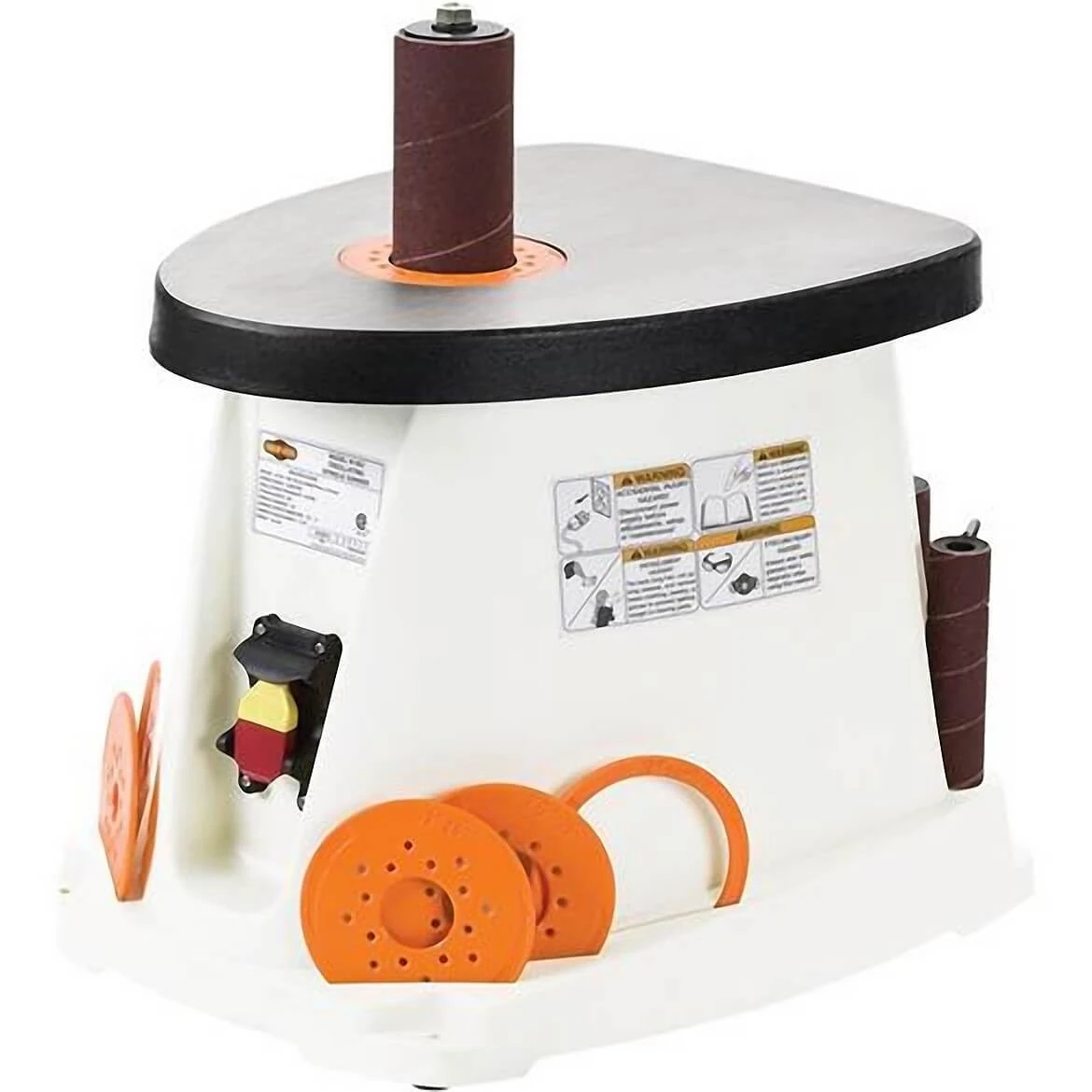 Shop Fox W1831 Oscillating Spindle Sander W/ 5 Rubber Sanding Drums & 6 Sleeves 1 Shop Fox W1831 Oscillating Spindle Sander W/ 5 Rubber Sanding Drums & 6 Sleeves