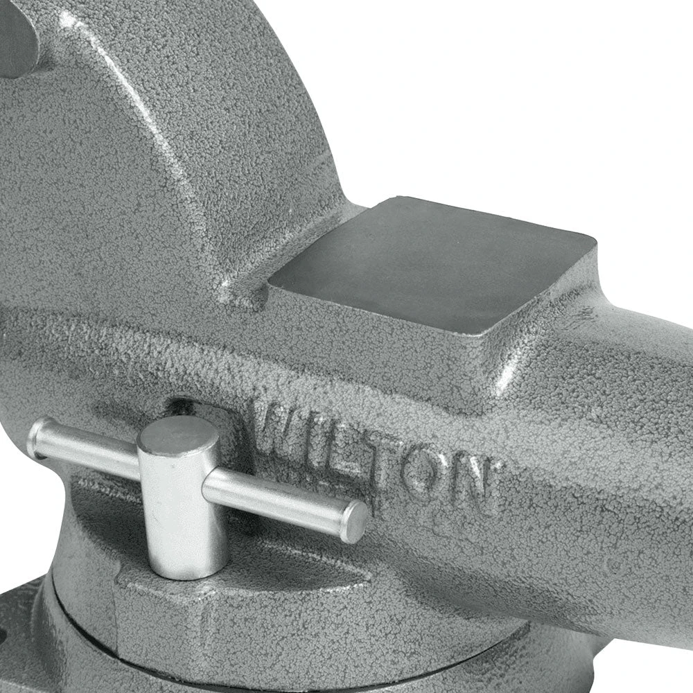 Wilton 28825 3-1/2" Combo Pipe/Bench Jaw Round Channel Vise W/ Swivel Base 3 Wilton 28825 3-1/2" Combo Pipe/Bench Jaw Round Channel Vise W/ Swivel Base – Image 3