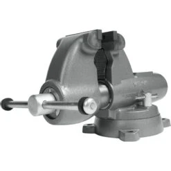 Wilton 28827 5" Combo Pipe/Bench Jaw Round Channel Vise W/ Swivel Base