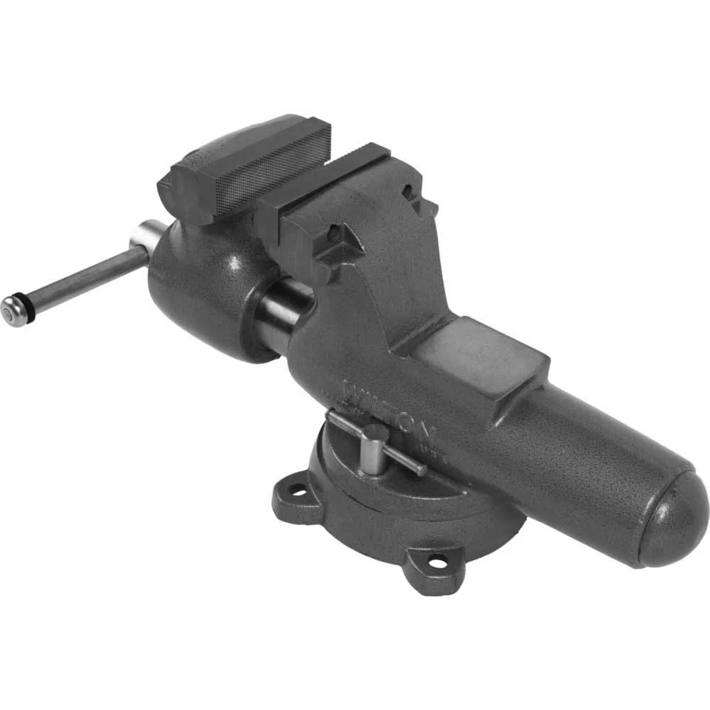 Wilton 28833 6" Machanist Durable Jaw Round Channel Vise W/ Swivel Base 2 Wilton 28833 6" Machanist Durable Jaw Round Channel Vise W/ Swivel Base – Image 2