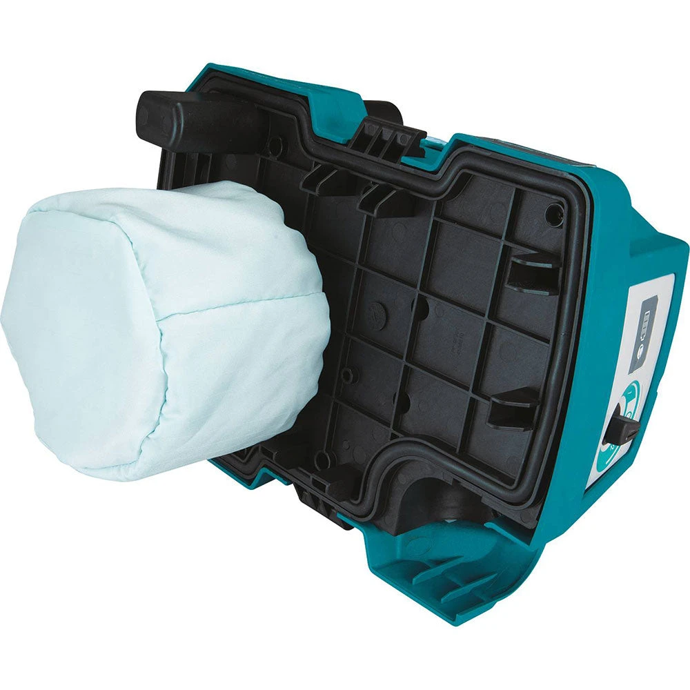 Makita XCV11Z 18 Volt 2 Gallon Brushless Wet/Dry Dust Extractor/Vacuum,Bare Tool 4 Makita XCV11Z 18 Volt 2 Gallon Brushless Wet/Dry Dust Extractor/Vacuum,Bare Tool – Image 4