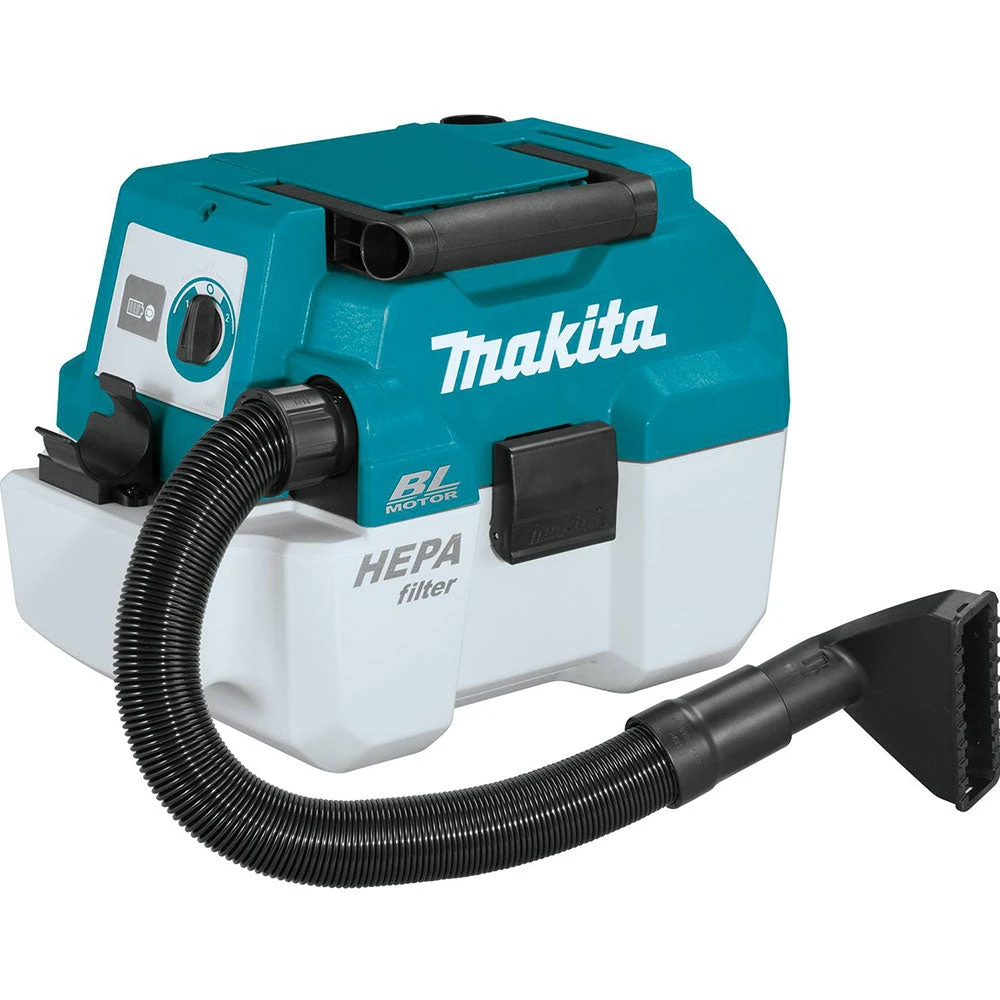 Makita XCV11Z 18 Volt 2 Gallon Brushless Wet/Dry Dust Extractor/Vacuum,Bare Tool 7 Makita XCV11Z 18 Volt 2 Gallon Brushless Wet/Dry Dust Extractor/Vacuum,Bare Tool – Image 7