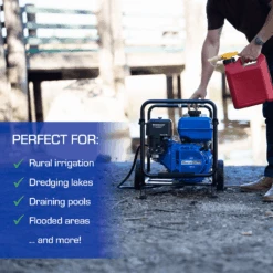 DuroMax XP904WX 423 GPM 4" Dual Fuel Engine Portable Water Pump -3D Prima Boutique XP904WX 006