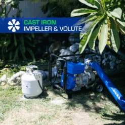 DuroMax XP904WX 423 GPM 4" Dual Fuel Engine Portable Water Pump -3D Prima Boutique XP904WX 007