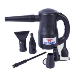 XPower A-2-Black 3/4-Hp 4.5-Amp 90-Cfm Electric Airrow Pro Air Duster - Black