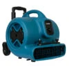 Xpower P-630HC 1/2 HP Air Mover W/ Telescopic Handle, Wheels, Carpet Clamp
