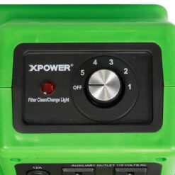 XPower X-2480A 1/2-Hp 2.8-Amp 550-Cfm Professional HEPA Mini Air Scrubber -3D Prima Boutique XPR X 2480A Green 7