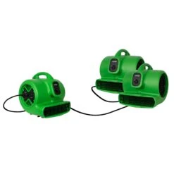 Xpower X-600A-Green 1/3 HP Air Mover W/ Built-In Power Outlets - Green -3D Prima Boutique XPR X 600A Green 3