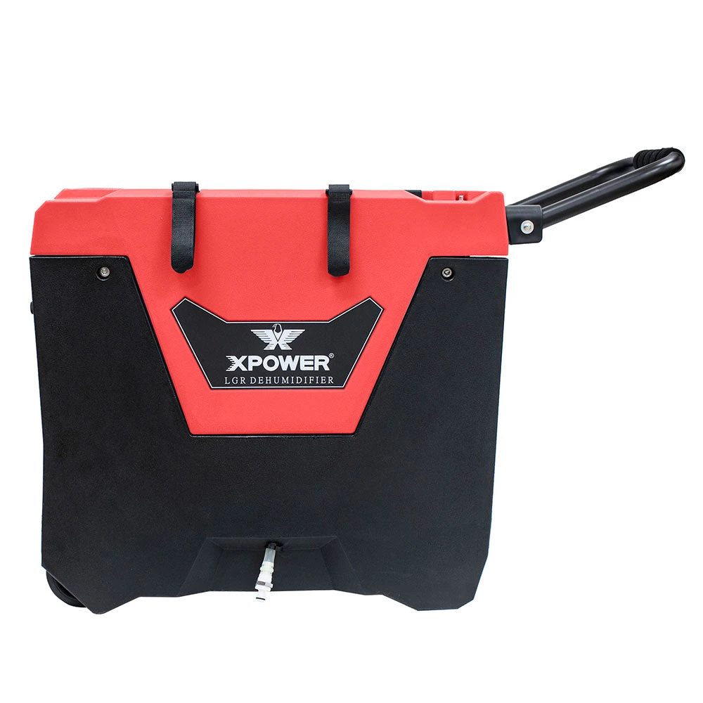 Xpower XD-85L2-Red 145-Pint LGR Commercial Dehumidifier Red W/ Purge Pump 2 Xpower XD-85L2-Red 145-Pint LGR Commercial Dehumidifier Red W/ Purge Pump – Image 2