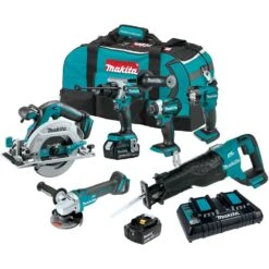 Makita XT616PT 18V LXT Li-Ion Brushless Cordless 6 Tool Combo5.0 Ah Kit