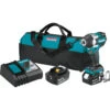 Makita XWT17T 18V LXT 1/2" Sq. Drive Li-Ion Brushless Cordless Impact Wrench Kit