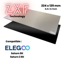 Ziflex - Résine - Starter Kit 224 X 129 Mm - Saturn 8k/Saturn 2 8k