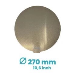 Ziflex - Plateau Flexible PEI Round 270 Mm Textured - Super Racer