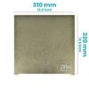 Ziflex - Plateau Flexible PEI 310 X 320 Mm Textured