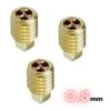 Zimple3D - Bambu Lab Série P1/X1 - Buse Laiton 0,8 Mm (Nozzle) - Lot De 3