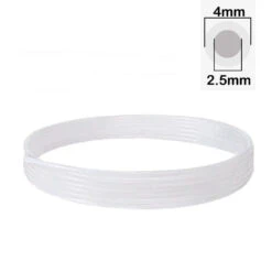 Zimple - 4m Tube PTFE (Bambu PTFE Tube For AMS Et Filament ) - 4 M - Blanc