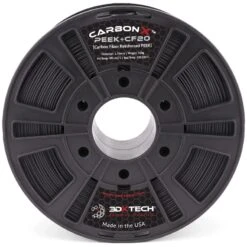 3DXTech - CarbonX - PEEK+CF20 - Noir (Black) - 1.75 Mm - 500 G