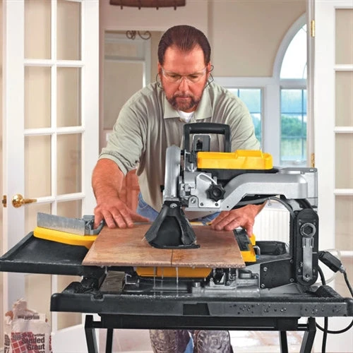 DeWALT D24000S 10" Wet Tile Stone Slate Saw W/ Portable Stand D24000 6 DeWALT D24000S 10" Wet Tile Stone Slate Saw W/ Portable Stand D24000 – Image 6