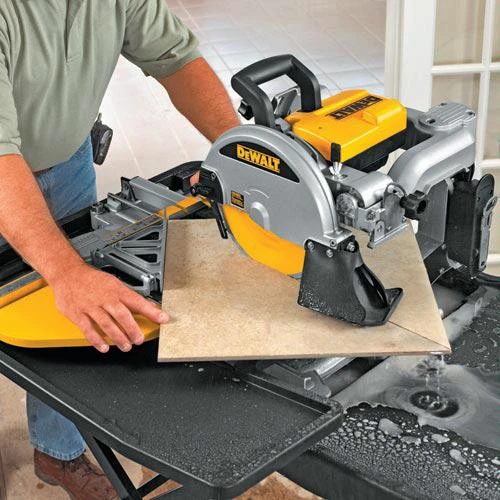 DeWALT D24000S 10" Wet Tile Stone Slate Saw W/ Portable Stand D24000 7 DeWALT D24000S 10" Wet Tile Stone Slate Saw W/ Portable Stand D24000 – Image 7
