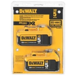 DeWALT DCB205-2 20V MAX Premium XR 5.0Ah Lithium Ion Power Tool Battery - 2 Pack -3D Prima Boutique dcb205 2 p1 500x500 3afc39ef 63d7 424c 90a5 1e1b2b993254