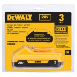 DeWALT DCB230 20V MAX 3.0Ah Durable Compact Lithium-Ion Battery Pack -3D Prima Boutique dcb230 5