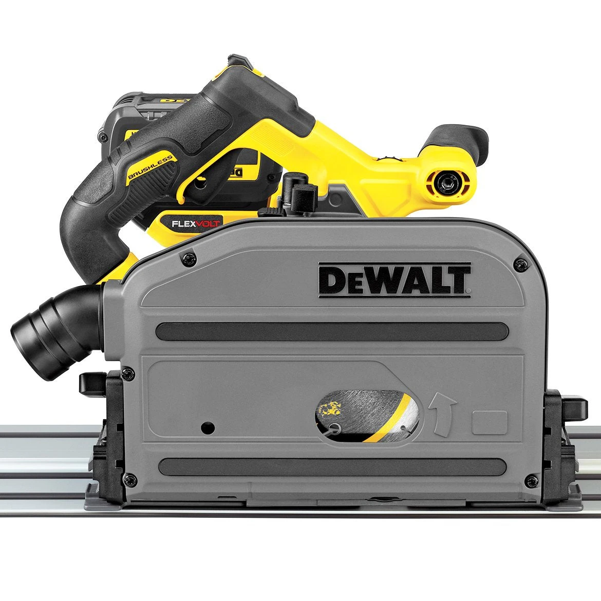 DeWALT DCS520ST1 60V 6-1/2-Inch Cordless Track Saw Kit W/ Track 2 DeWALT DCS520ST1 60V 6-1/2-Inch Cordless Track Saw Kit W/ Track – Image 2