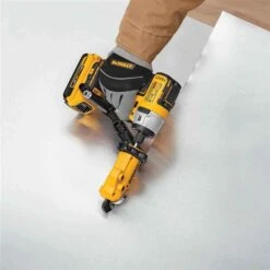 DeWALT DWASHRIR 18-Gauge 1/4-Inch Hex Shank Metal Shear Drill Attachment -3D Prima Boutique dwashrir 3