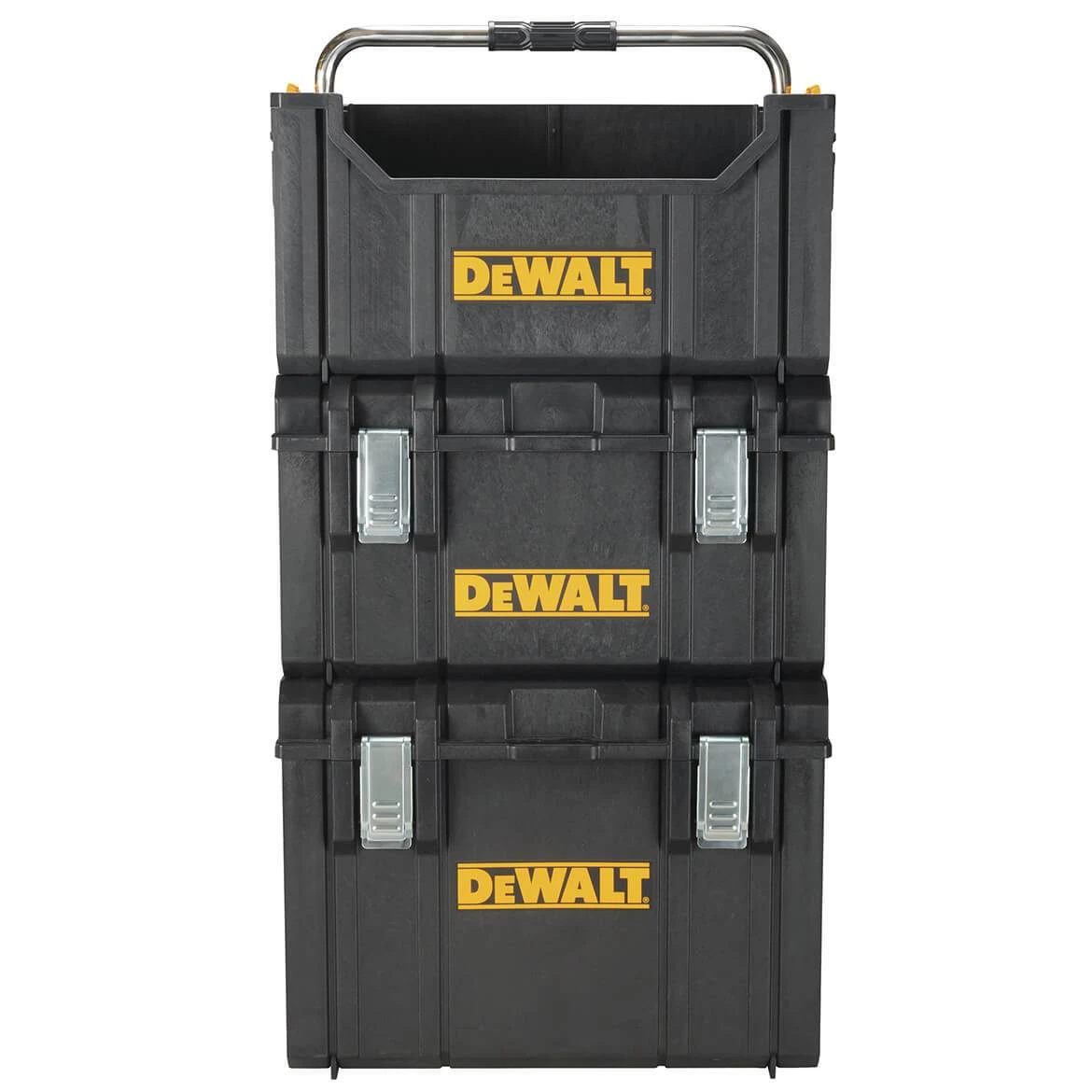 DeWALT DWST08206 TOUGHSYSTEM Stackable Multi-Grip Tool Box Tote 3 DeWALT DWST08206 TOUGHSYSTEM Stackable Multi-Grip Tool Box Tote – Image 3