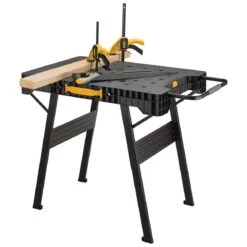 DeWALT DWST11556 33-Inch Heavy Duty Metal Express Folding Workbench - Black -3D Prima Boutique dwst11556 3