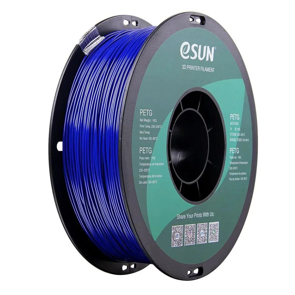 ESun - PETG - Bleu Massif (Solid Blue) - 1,75 Mm - 1 Kg 2 ESun - PETG - Bleu Massif (Solid Blue) - 1,75 Mm - 1 Kg – Image 2