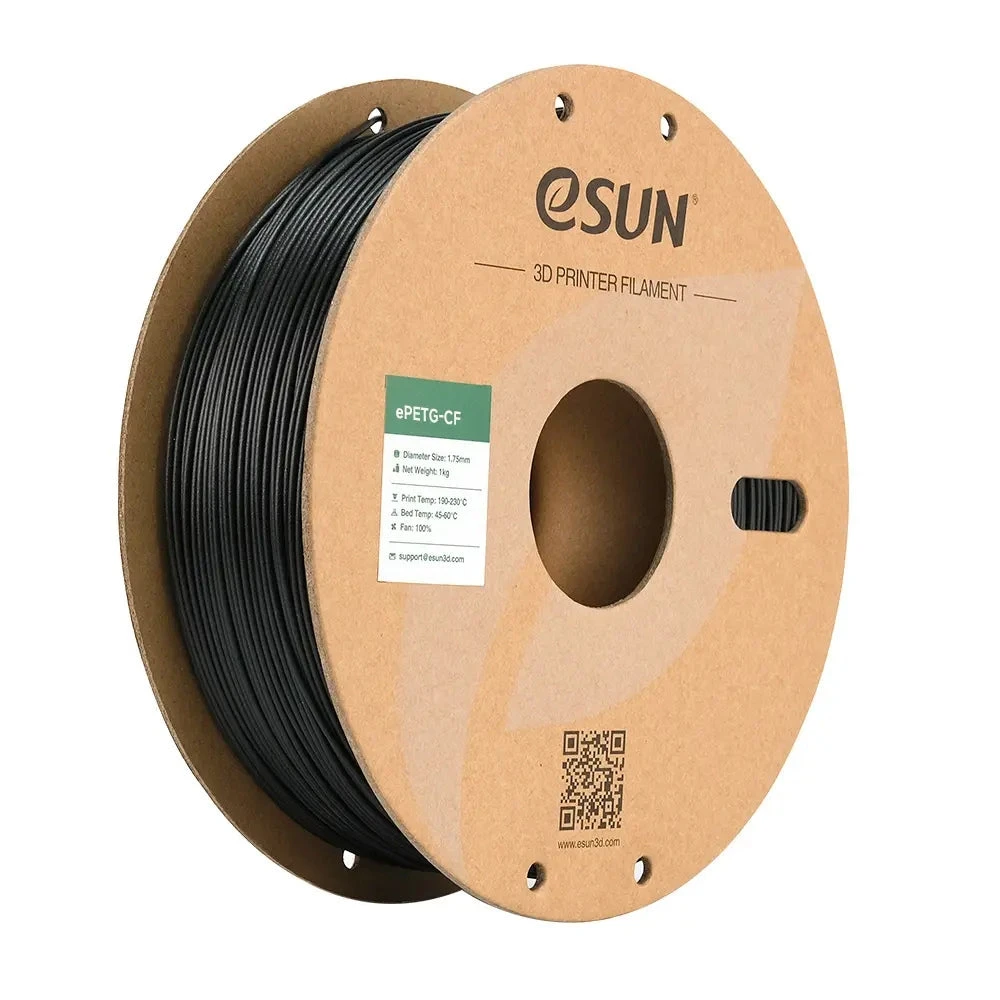 ESun - EPETG-CF - Noir (Black) - 1,75 Mm - 1 Kg 1 ESun - EPETG-CF - Noir (Black) - 1,75 Mm - 1 Kg