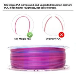 ESun - ESilk-PLA Magic - Rouge Bleu (Red Blue) 1,75 Mm - 1 Kg -3D Prima Boutique eSun eSilk PLAMagic Rouge Bleu redBlue 1 75mm 1kg 1