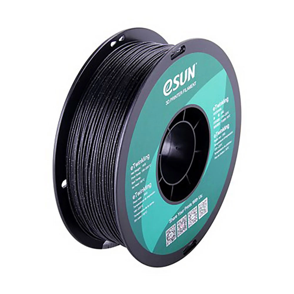 ESun - ETwinkling PLA - Noir (Black) - 1,75 Mm - 1 Kg 2 ESun - ETwinkling PLA - Noir (Black) - 1,75 Mm - 1 Kg – Image 2