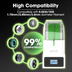 ESun - EBox Lite - Boîte De Stockage De Filament -3D Prima Boutique ebox lite introduce 2