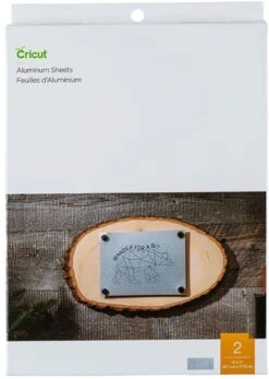 Cricut - 2 Feuilles Aluminium - (12,7 X 17,8 Cm)