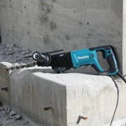 Makita HR2641X1 SDS-PLUS AVT Rotary Hammer With Case And 4-1/2" Angle Grinder -3D Prima Boutique hr2641x1 5